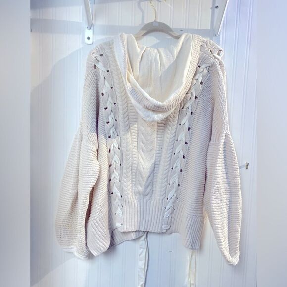 FREE PEOPLE BALLOON SLEEVE SWEATER XS/S - Picture 4 of 5